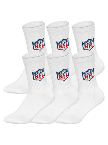 NFL Socken 6er Pack in Weiß