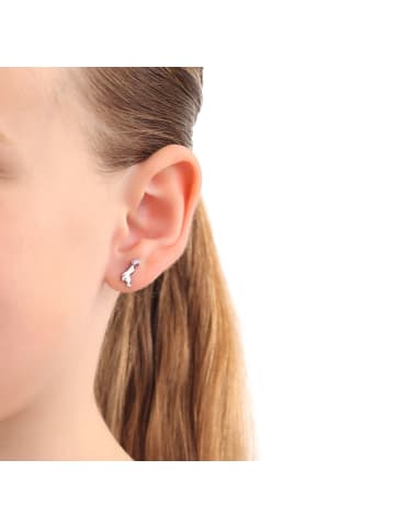 Amor Ohrstecker Silber 925, rhodiniert in Silber