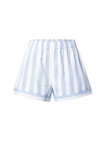 Marie Lund Shorts in hellblau weiß