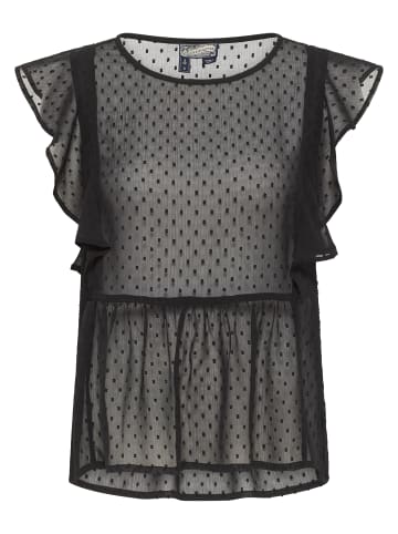 DreiMaster Damen Kurzarmbluse in SCHWARZ