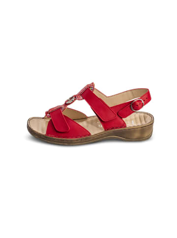 VITAFORM Echt Leder Sandalen in rot