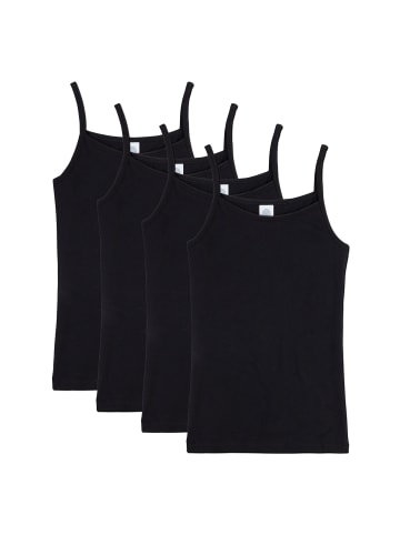 Sanetta Unterhemd 4er Pack in Schwarz