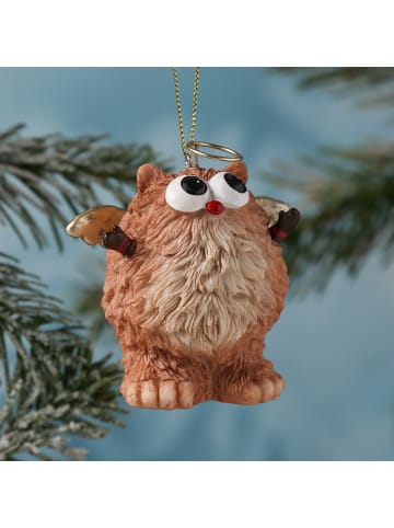 MARELIDA Baumschmuck Yeti TIP Anhänger in braun