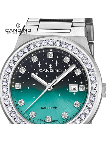 Candino Analog-Armbanduhr Candino Elegance silber mittel (ca. 34mm)