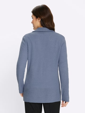 Sieh an! Strickjacke in taubenblau