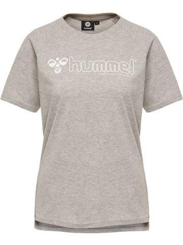 Hummel Sportshirt "Hmlzenia T-Shirt S/S" in Grau