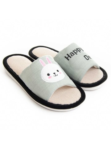 Northome Hausschuhe Samy in Grau