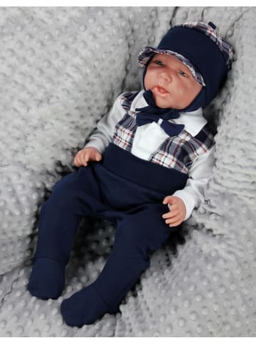 TupTam Baby Body Strampelhose Mütze Bekleidungsset in karamel