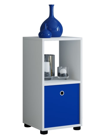 VCM  Holz Badmöbel Midischrank Badregal Benas-2 in Weiß