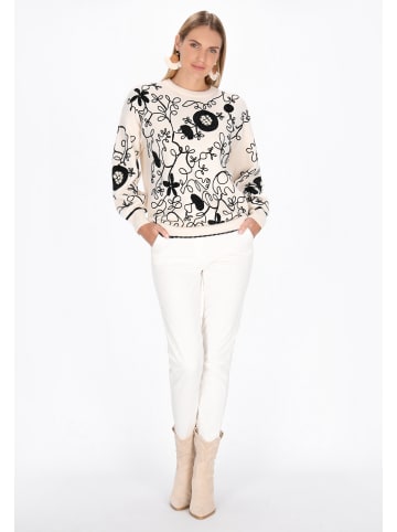 usha FESTIVAL Women Sweater in offwhite