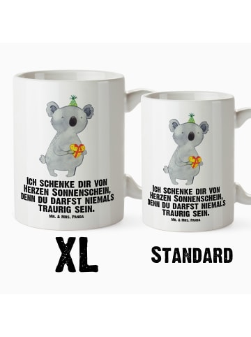 Mr. & Mrs. Panda Haferl Koala Geschenk mit Spruch in Weiß