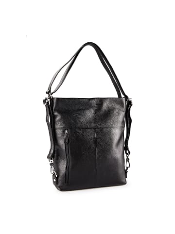 PICARD Pure Schultertasche Leder 30 cm in schwarz