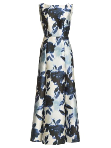 SWING Abendkleid in ecru marine - 0001