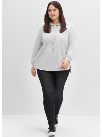 sheego Jeggings in black denim