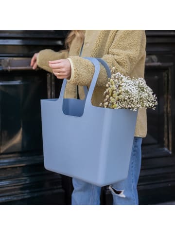 koziol TASCHE XL - Tasche in nature flower blue