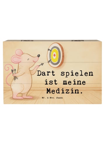Mr. & Mrs. Panda Aufbewahrungsbox Maus Dart spielen Design mit S... in Weiß