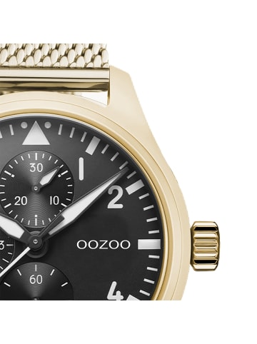 Oozoo Analog-Armbanduhr Oozoo Timepieces gold groß (ca. 42mm)