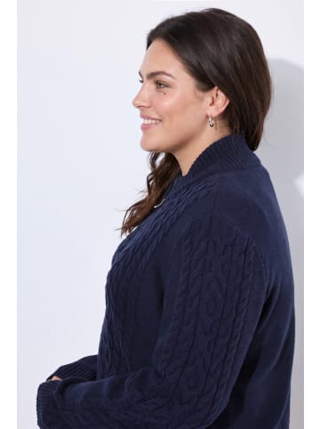 Ulla Popken Strickjacke in marine