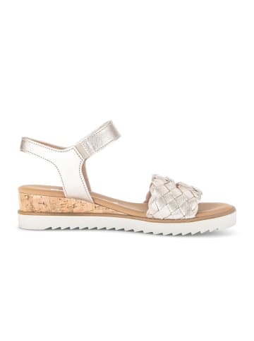 Gabor Keilsandaletten in gold