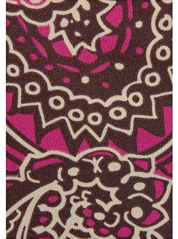 LASCANA Badekleid in braun-bedruckt