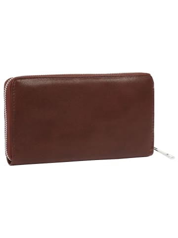 Samantha Look Geldbörse echt Leder in braun