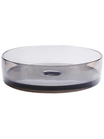 Beliani Waschbecken TOLOSA in Schwarz - (W) 36 x (H) 10 x (L) 36 cm