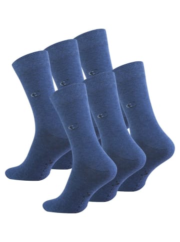 Clark Crown® Business Socks 6 Paar in jeansblau