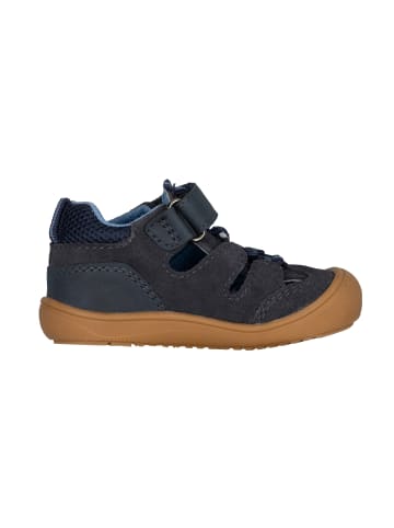 Trollkids Leder-Lauflernschuhe Femund in navy/blue