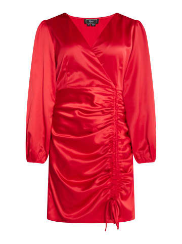 faina Minikleid Aus Satin in Rot