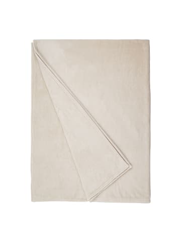 Butlers Fleecedecke LAZY DAYS in Beige