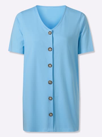 Sieh an! Longshirt in aqua