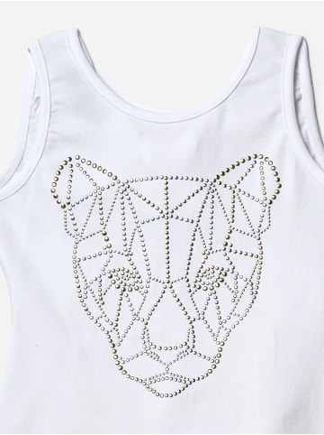 KOROSHI MÃ¤dchen-trÃ¤geroberteil in weiß