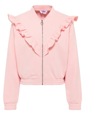 myMo Sweatjacke in Rosa