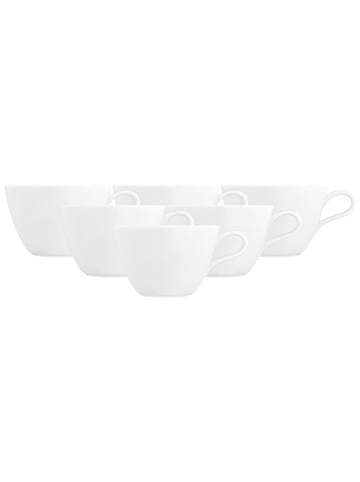 Seltmann Weiden 6er Set Milchkaffeetassen Nori Home in Weiß 370 ml in weiß