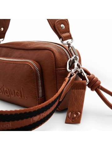 Desigual Half Logo - Umhängetasche 22 cm (black) in cuero west