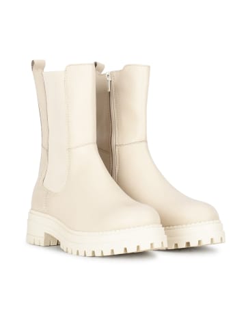 PS Poelman Chelsea-Stiefel "LUNA" Hellbeige