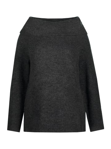 Ulla Popken Pullover in anthrazit melange