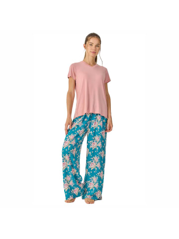 J and J Brothers Schlafanzug in Pink