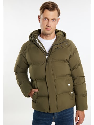 DreiMaster Maritim Herren Winterjacke Mit Wattierung in Militäroliv
