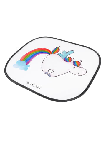 Mr. & Mrs. Panda Auto Sonnenblende Einhorn Fliegendes Pferd ohne... in Weiß