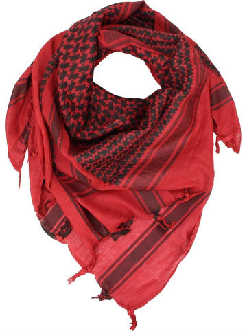 Normani Outdoor Sports Shemagh Halstuch in Rot/Schwarz