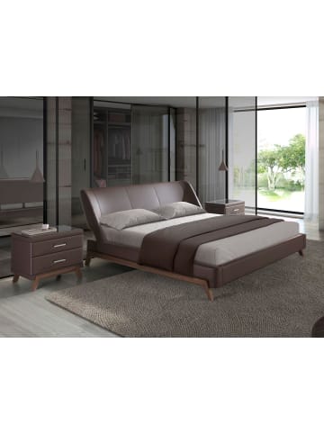 Angel Cerdá Bett 7159 in Braun / Walnuss – (B)205 x (H)237 x (T)95 cm