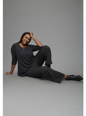 Laura Scott Tunikashirt in schwarz