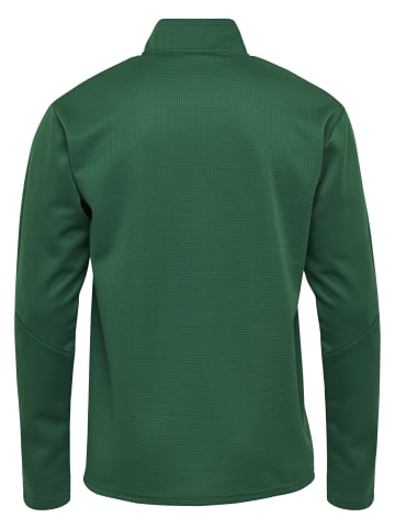 Hummel Halbreißverschluss Sweatshirt Hmlauthentic Kinder in EVERGREEN