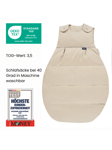 Kinderhaus Blaubär Daunenschlafsack TOP in Nature