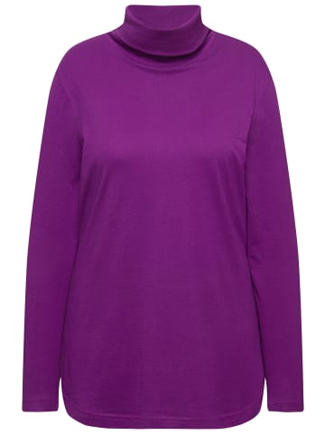 Ulla Popken Shirt in dunkles violett
