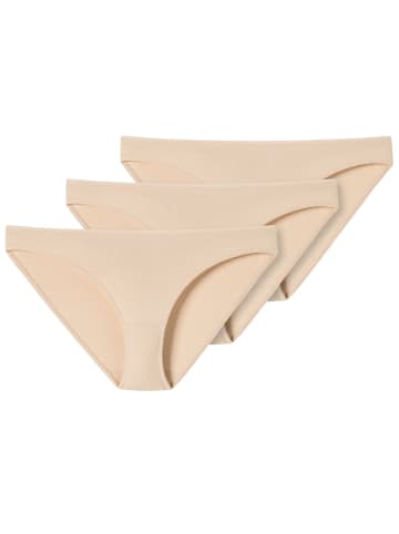 Schiesser Mini-Slips 3er Pack in Sand