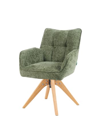 DUBI Möbel 2er-Set: Drehstuhl Mika-Theo in Grün - (B)59 x (H)84 x  (T)66 cm