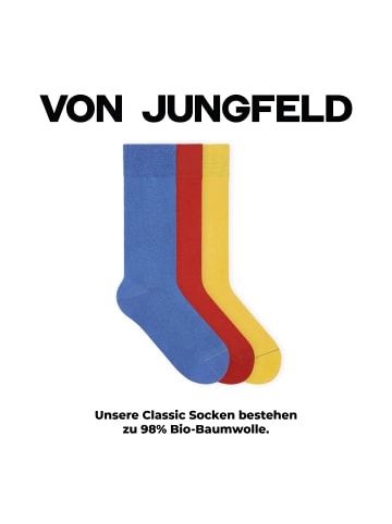 von Jungfeld Classic Socken-Set Signature Innenbund in Summer