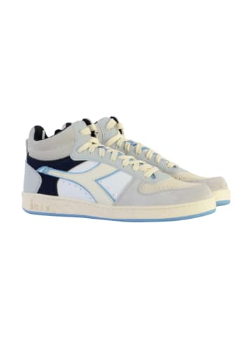 Diadora Magic Demi Twin – Hohe Sneaker aus Leder Grau